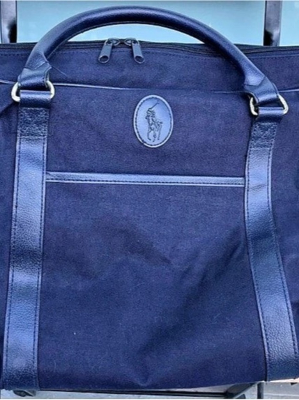 Polo Ralph Lauren Blue Travel Duffel Bag